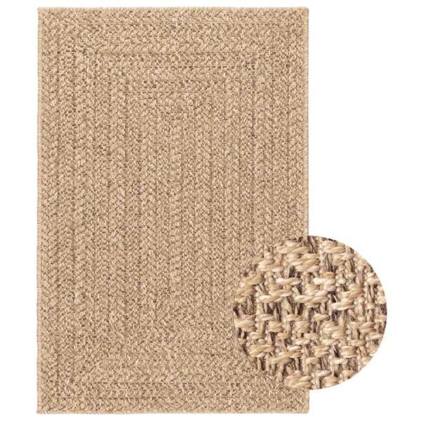 Provira Vloerkleed ZIZUR binnen en buiten 200x290 cm jute look