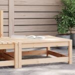 Provira Tuinvoetenbank 70x70x30 cm massief grenenhout