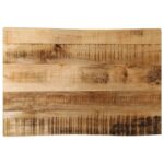 Provira Tafelblad met natuurlijke rand 50x40x3,8 cm massief mangohout
