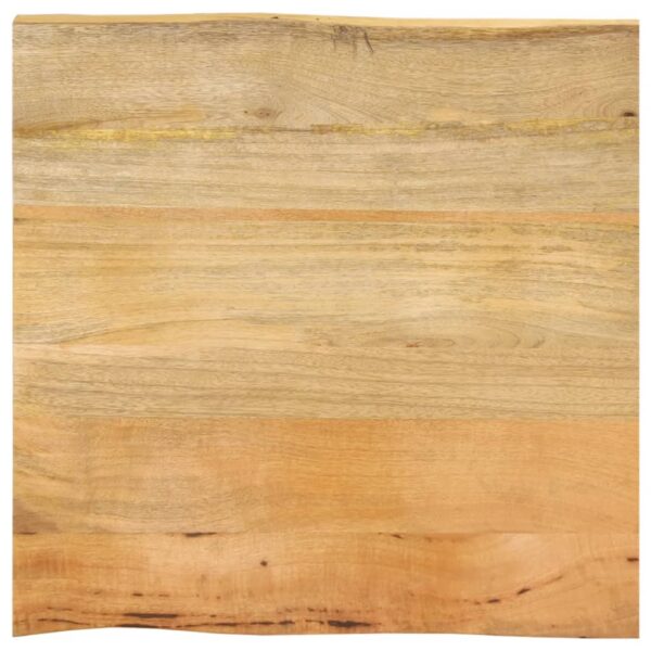 Provira Tafelblad met natuurlijke rand 60x60x2,5 cm massief mangohout