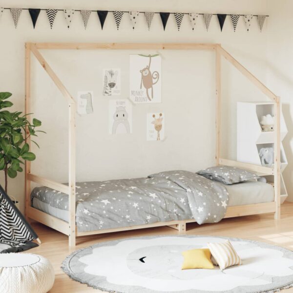 Provira Kinderbedframe 90x200 cm massief grenenhout