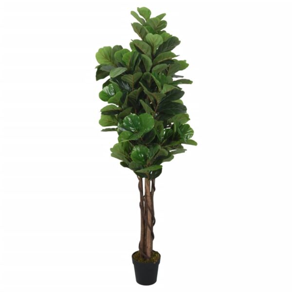Provira Kunstplant vijgenboom 180 bladeren 150 cm groen