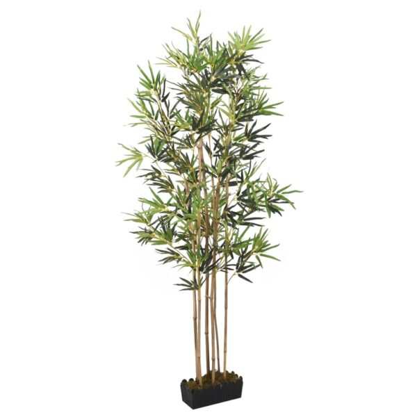 Provira Kunstplant bamboe 828 bladeren 150 cm groen