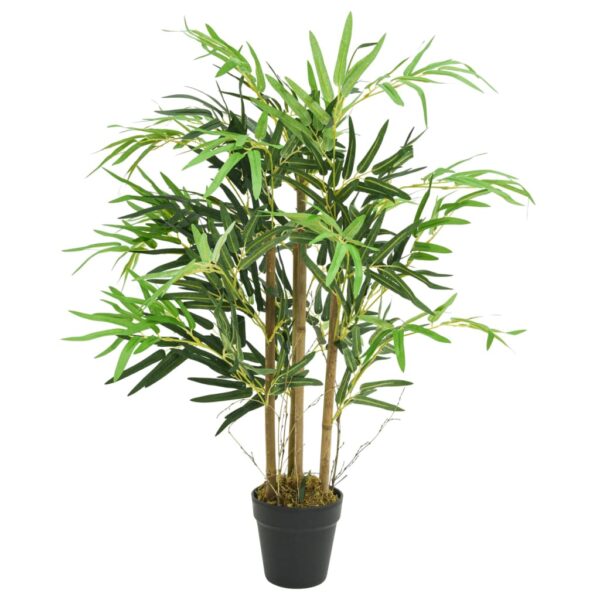 Provira Kunstplant bamboe 500 bladeren 80 cm groen
