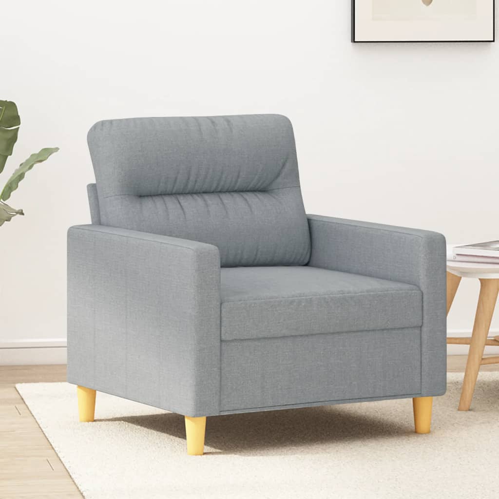 8721012139459_m_en_hd_1 Provira Fauteuil 60 cm stof lichtgrijs - Image 1