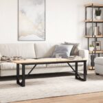 Provira Salontafelpoten O-frame 140x30x43 cm gietijzer