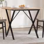 Provira Eettafelpoten X-frame 60x60x73 cm gietijzer