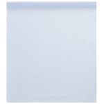 Provira Raamfolie statisch mat transparant wit 90x1000 cm PVC