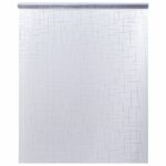 Provira Raamfolie sterrenpatroon mat 60x500 cm PVC
