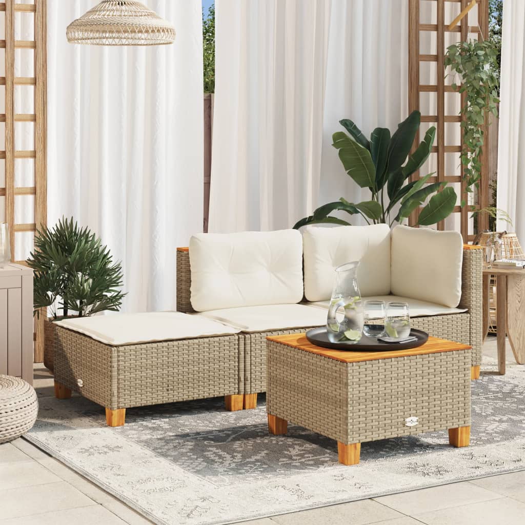 8721012311558_m_en_hd_1 Provira Tuinkruk met kussen 63,5x56x32 cm poly rattan beige - Image 1