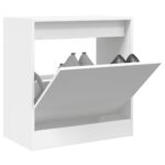 Provira Schoenenkast 60x34x63,5 cm bewerkt hout wit