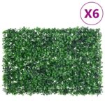 Provira Hek met kunstheester 6 st 40x60 cm groen