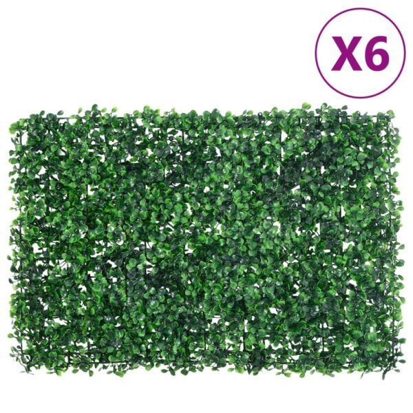  Provira Hek met kunstheester 6 st 40x60 cm groen