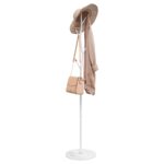 Provira Kapstok 177 cm gepoedercoat ijzer wit