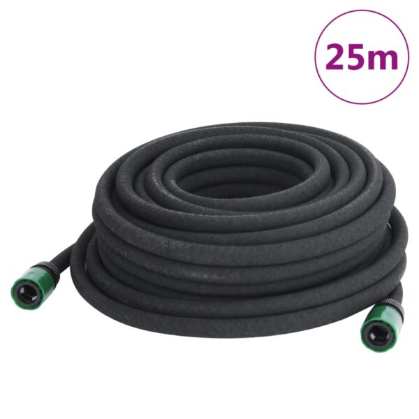Provira Druppelslang 0,6'' 25 m rubber zwart