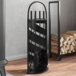 Provira 5-delige Haardset 23x15x66 cm staal