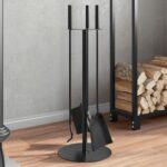Provira 4-delige Haardset 22x59 cm staal