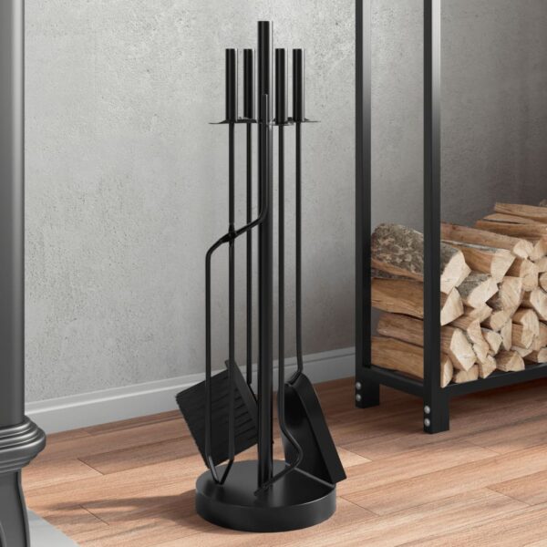 Provira 5-delige Haardset 18x66 cm staal