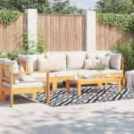 Provira Buitenkleed ARAKIL 160x230 cm PP wit en zwart