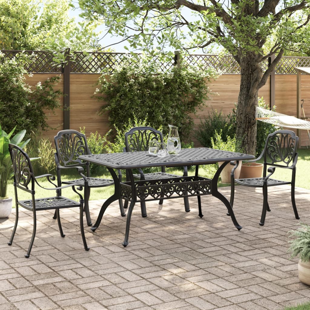 8721012455580_m_en_hd_1 Provira 5-delige Tuinset gietaluminium zwart - Image 1