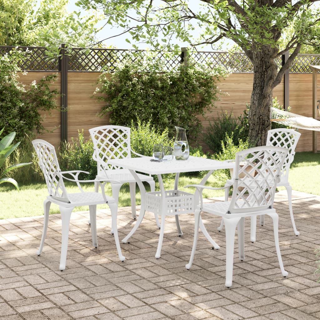 8721012456006_m_en_hd_1 Provira 5-delige Tuinset gietaluminium wit - Image 1