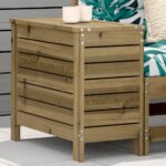 Provira Tuinvoetenbank 62x31,5x52 cm geïmpregneerd grenenhout
