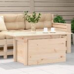 Provira Tuintafel 100x50x75 cm massief grenenhout