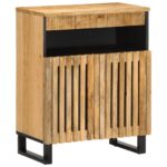 Provira Dressoir 60x34x75 cm massief ruw mangohout