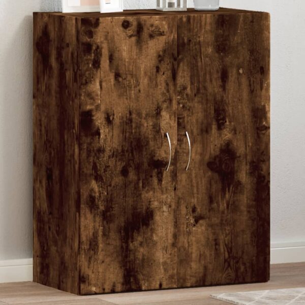 Provira Archiefkast 60x32x77,5 cm bewerkt hout gerookt eikenkleurig