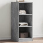 Provira Kledingkast 48x41x102 cm bewerkt hout betongrijs