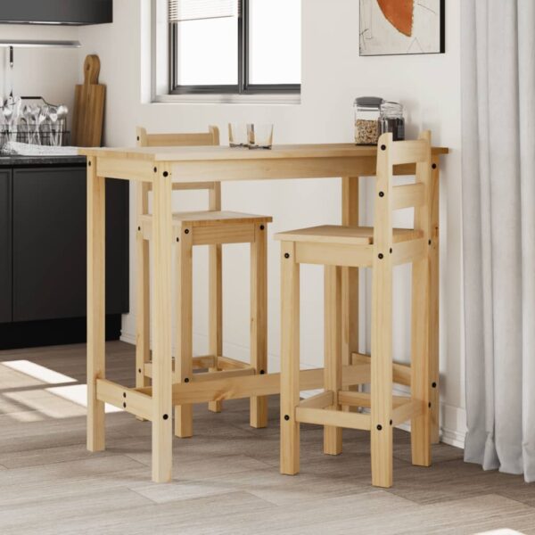 Provira 3-delige Barset massief grenenhout