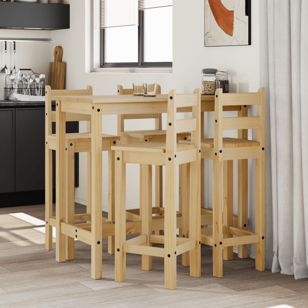 8721012876200_m_en_hd_1 Provira 5-delige Barset massief grenenhout - Image 1