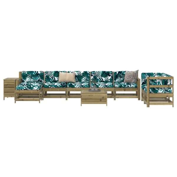 Provira 10-delige Loungeset geïmpregneerd grenenhout