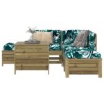 Provira 6-delige Loungeset geïmpregneerd grenenhout