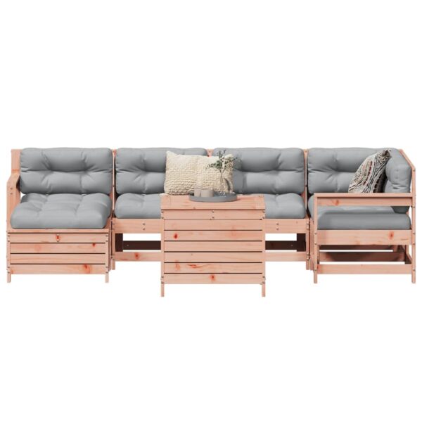 Provira 7-delige Loungeset massief douglas vurenhout