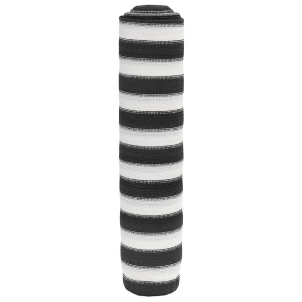 Provira Privacynet 195 g/m² 1,8x50 m HDPE antracietkleurig en wit