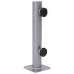 Provira Parasolvoet voor Ø32/34/38 mm stok staal zilverkleurig