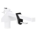 Provira Parasolklem voor balkon 38 mm staal wit