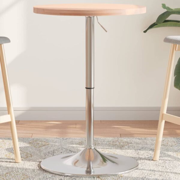 Provira Bartafel Ø 50x90,5 cm massief beukenhout