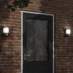 Provira Buitenwandlamp met sensor roestvrij staal zwart