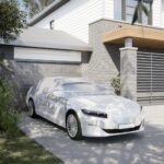 Provira Autohoes half met haken M zilverkleurig