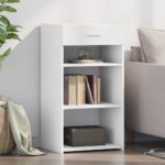 Provira Dressoir 50x42,5x93 cm bewerkt hout wit