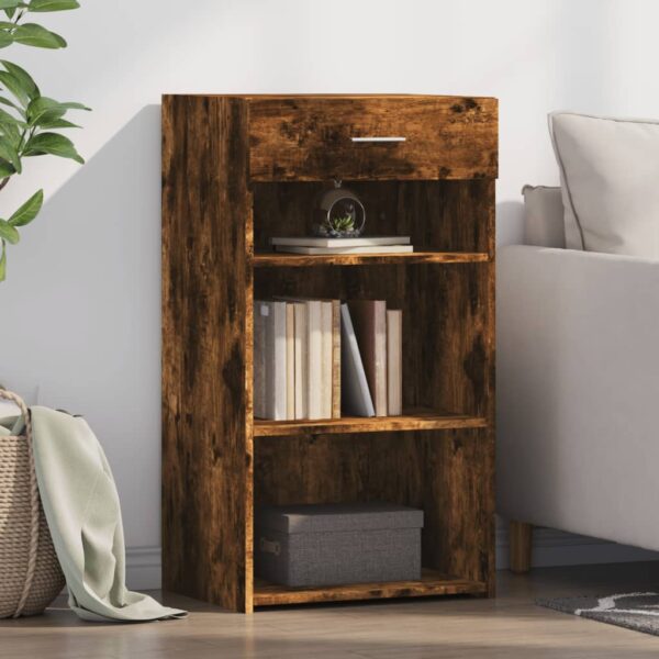Provira Dressoir 50x42,5x93 cm bewerkt hout gerookt eikenkleurig