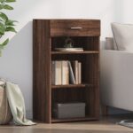 Provira Dressoir 50x42,5x93 cm bewerkt hout bruin eikenkleur