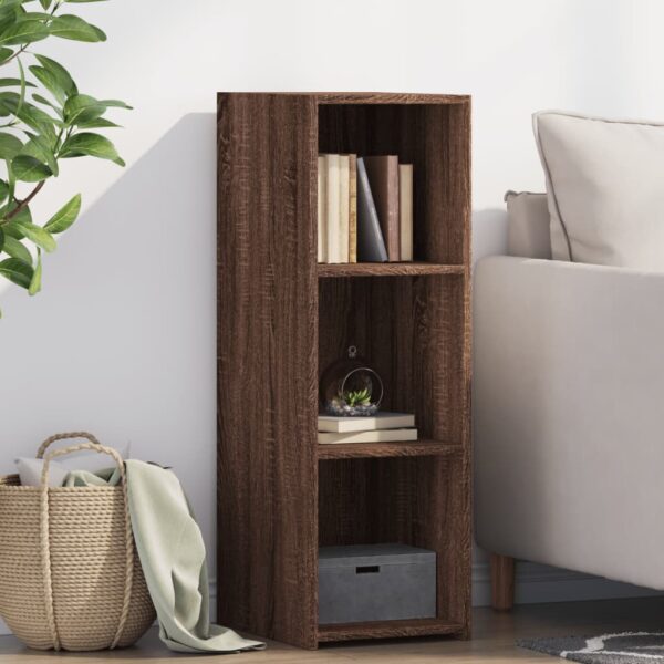 Provira Dressoir 30x41x93 cm bewerkt hout bruin eikenkleur