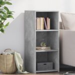 Provira Dressoir 40x41x93 cm bewerkt hout betongrijs