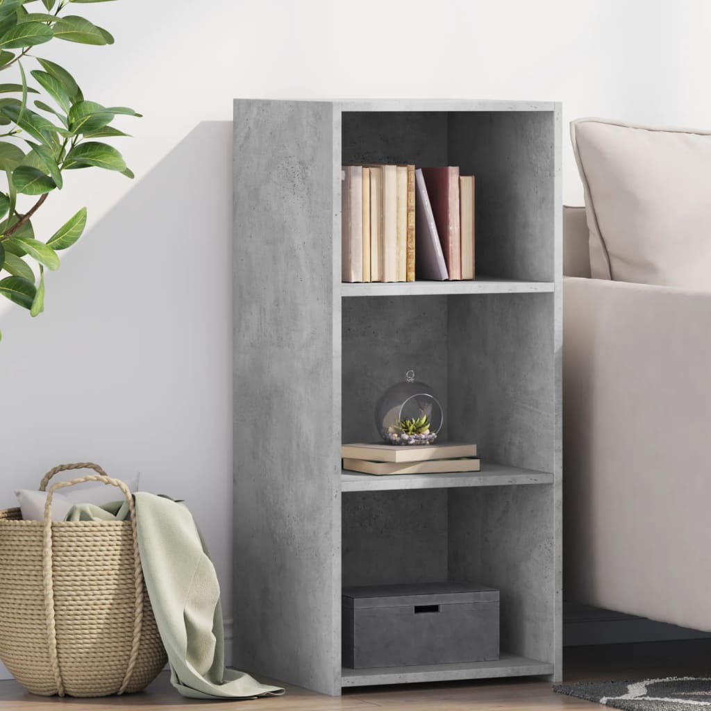 8721102652530_m_en_hd_1 Provira Dressoir 40x41x93 cm bewerkt hout betongrijs - Image 1