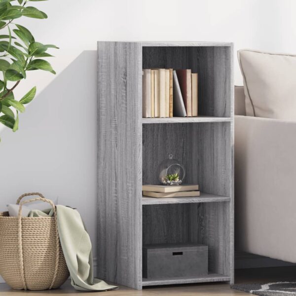 Provira Dressoir 40x41x93 cm bewerkt hout grijs sonoma eikenkleurig