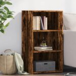 Provira Dressoir 50x41x93 cm bewerkt hout gerookt eikenkleurig
