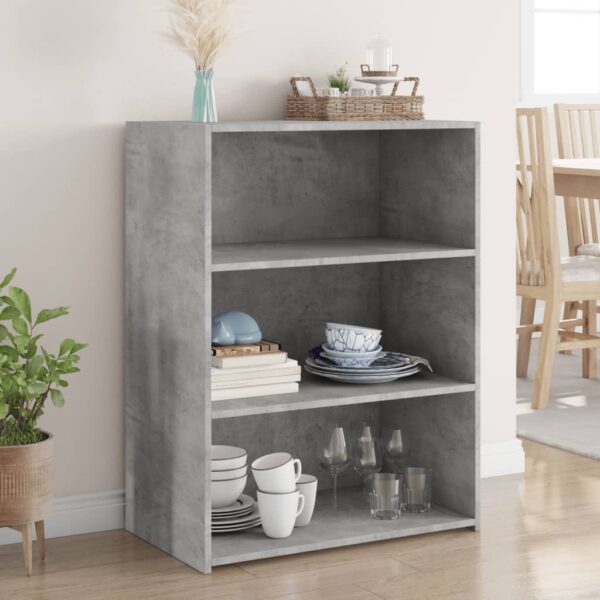 Provira Dressoir 70x41x93 cm bewerkt hout betongrijs